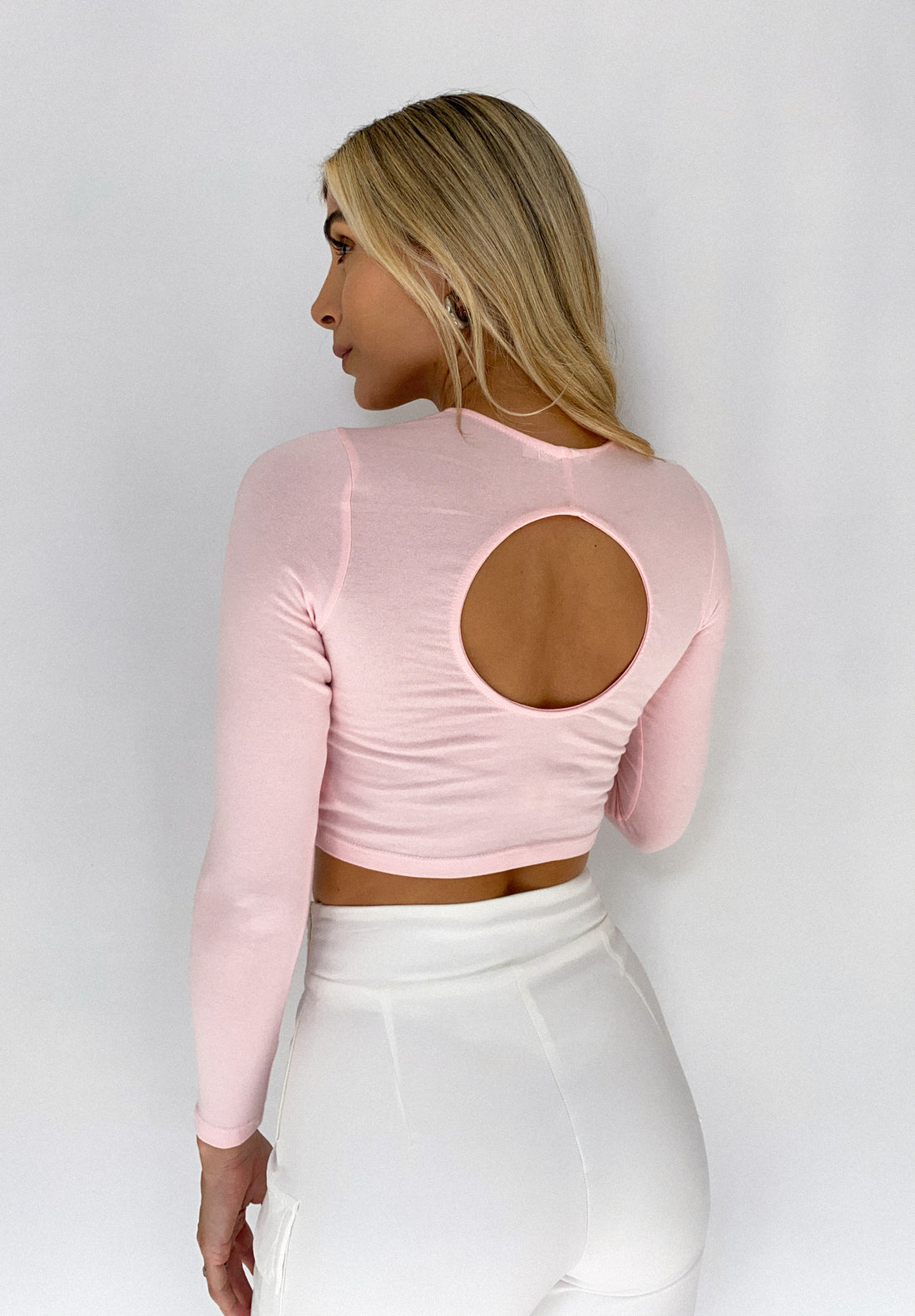 Blusa Manga Larga Circulo Espalda