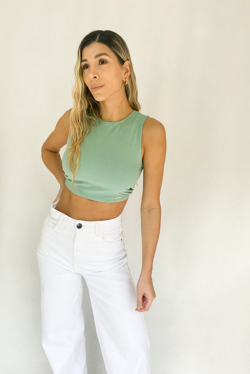 Blusa Manga Sisa Amarrar Atras