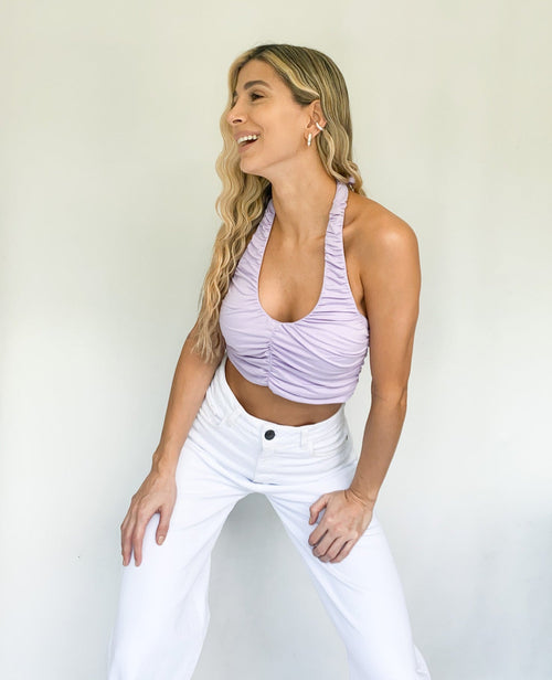 Blusa Tira Al Cuello Zurcida