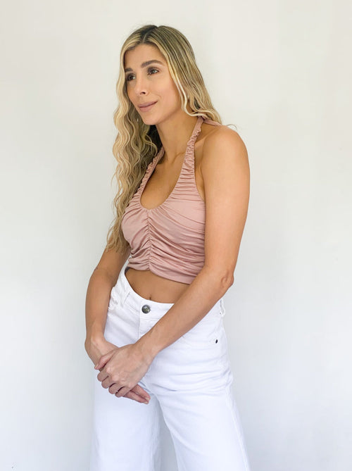 Blusa Tira Al Cuello Zurcida