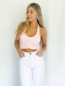 Blusa Tira Al Cuello Zurcida