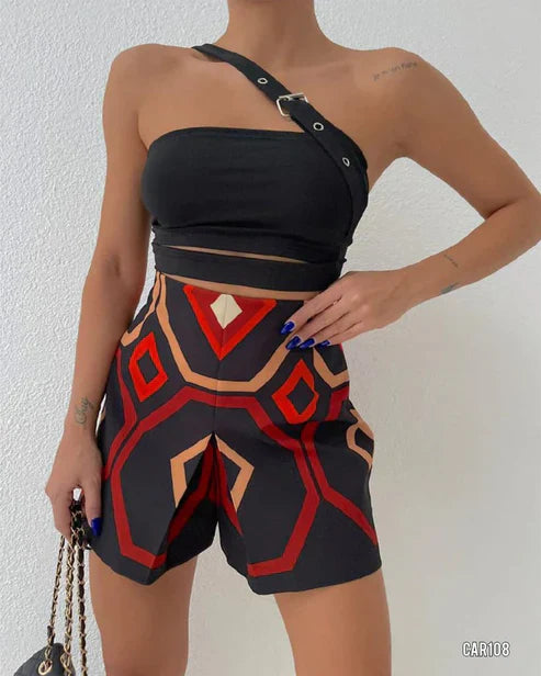 Blusa Estraple Con Hebilla