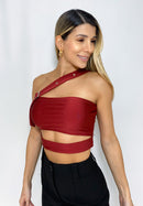 Blusa Estraple Con Hebilla