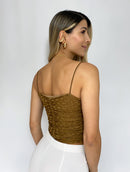Blusa Runchada Tiras Mayatex