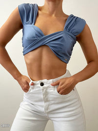 Crop Top Licra Cruzado