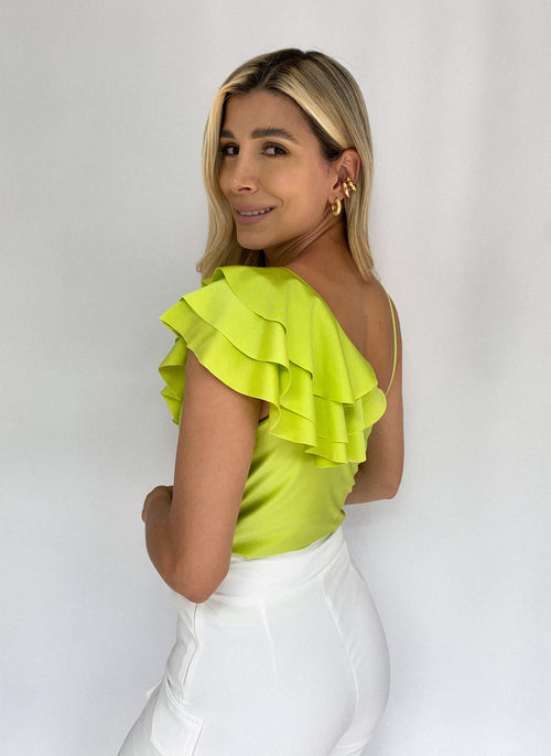 Blusa Manga Asimetrica Unicolor Bolero
