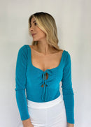 Body Manga Larga Recogido En Busto