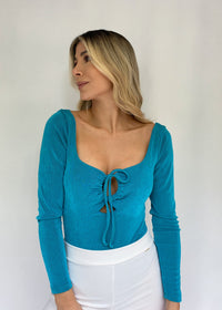 Body Manga Larga Recogido En Busto