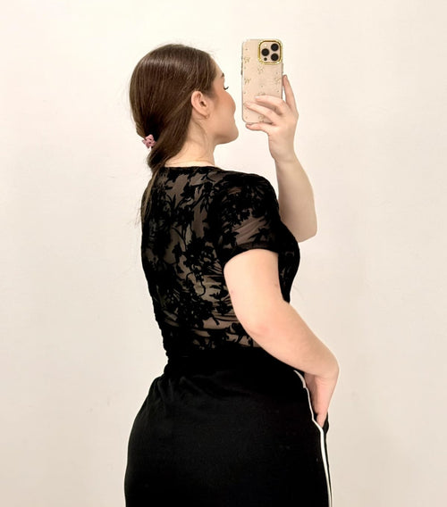 Body Manga Corta Estampado Mayatex Plus