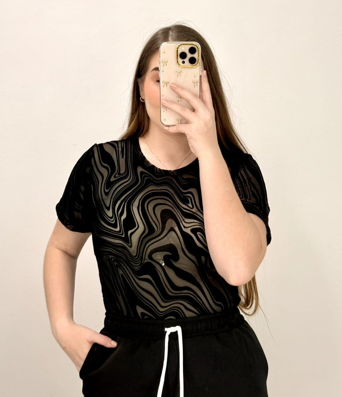 Body Manga Corta Estampado Mayatex Plus