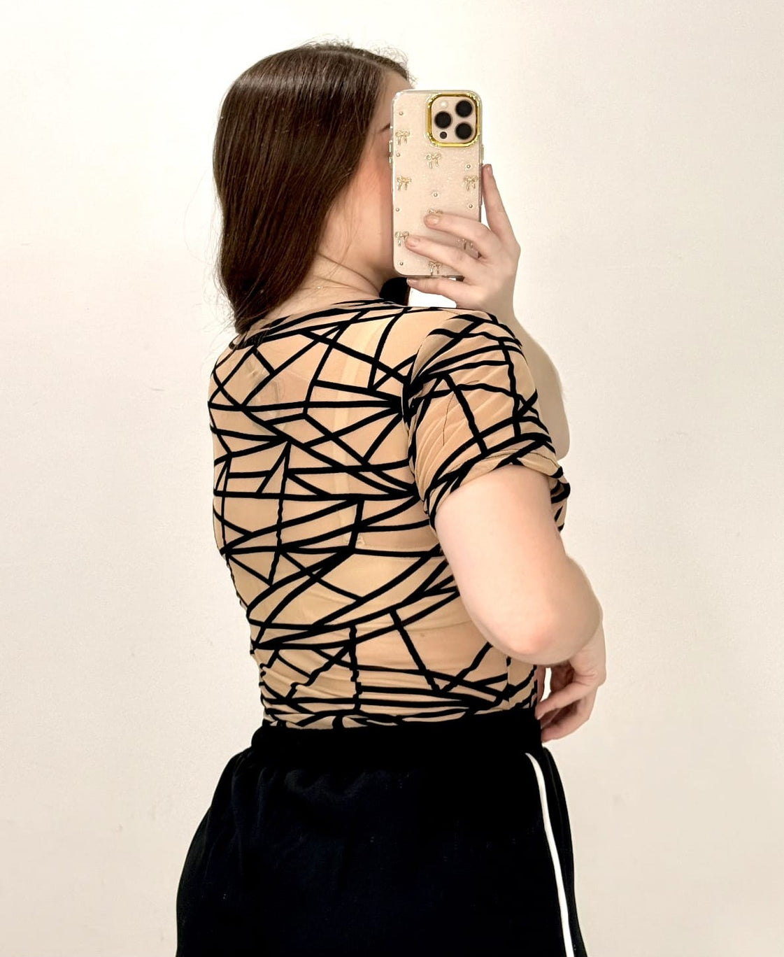 Body Manga Corta Estampado Mayatex Plus