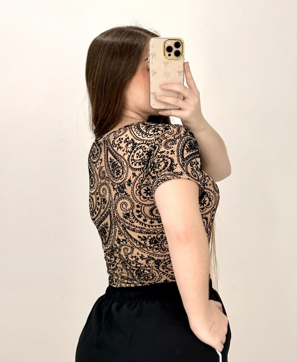 Body Manga Corta Estampado Mayatex Plus