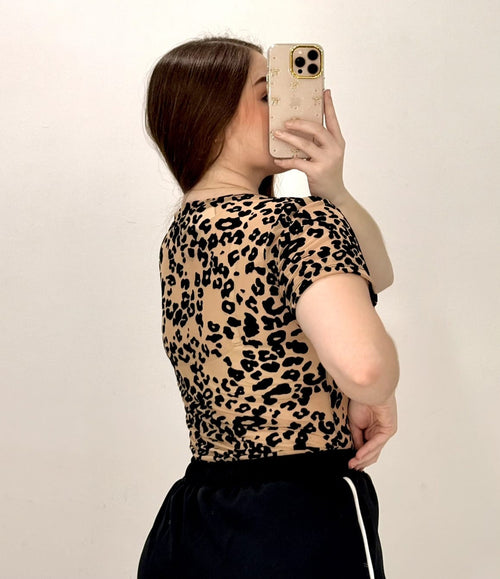 Body Manga Corta Estampado Mayatex Plus