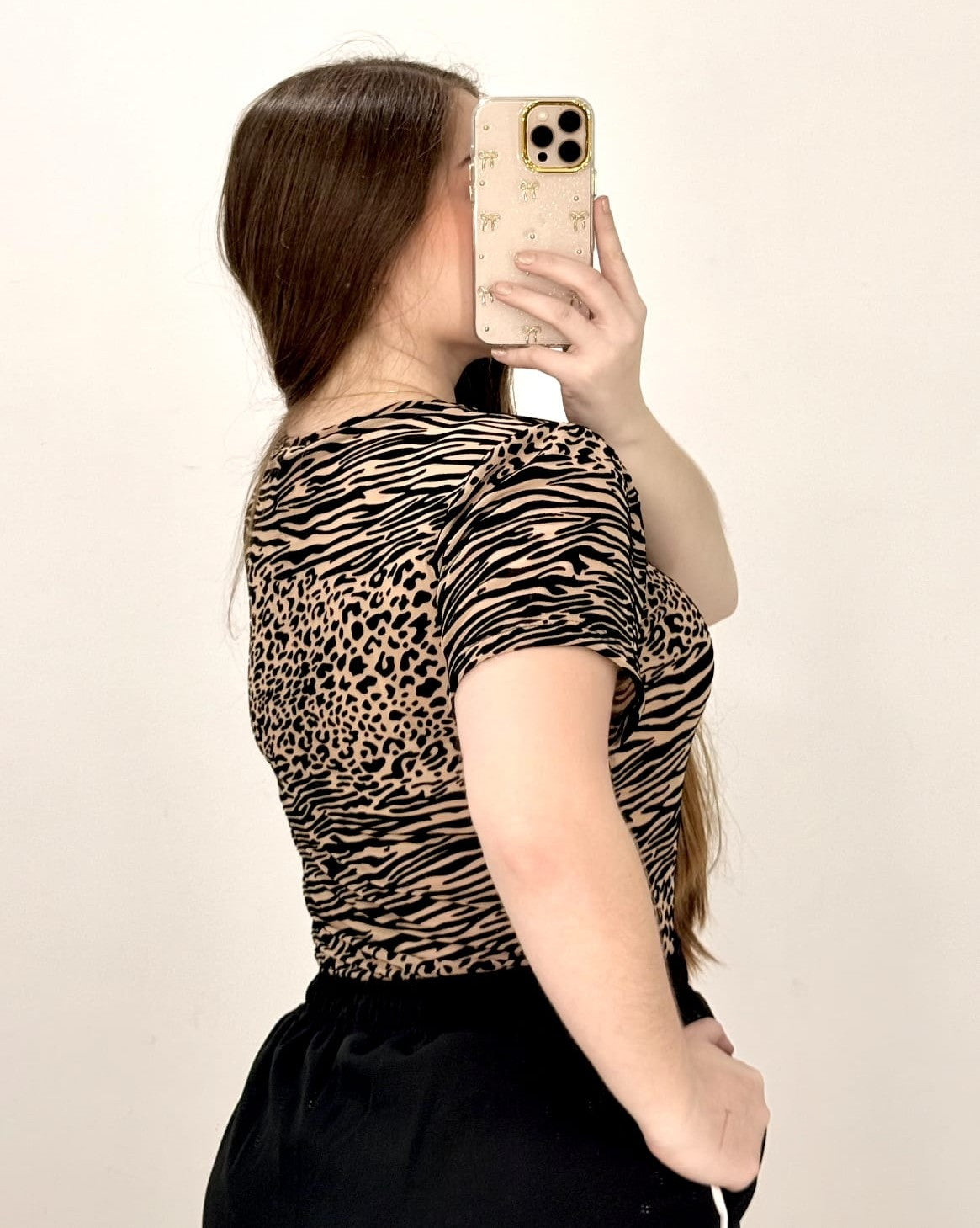 Body Manga Corta Estampado Mayatex Plus