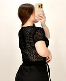 Body Manga Corta Estampado Mayatex Plus