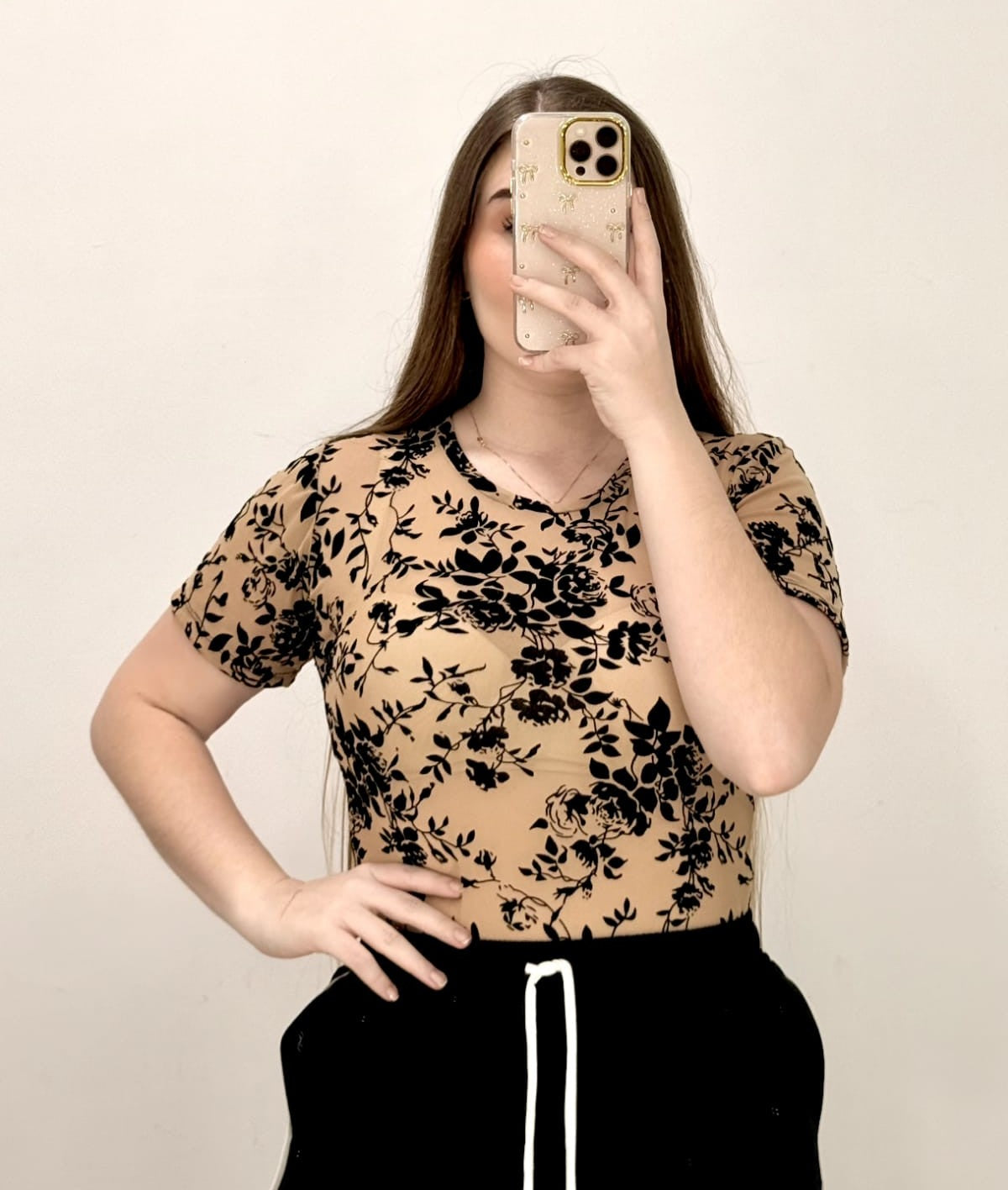 Body Manga Corta Estampado Mayatex Plus