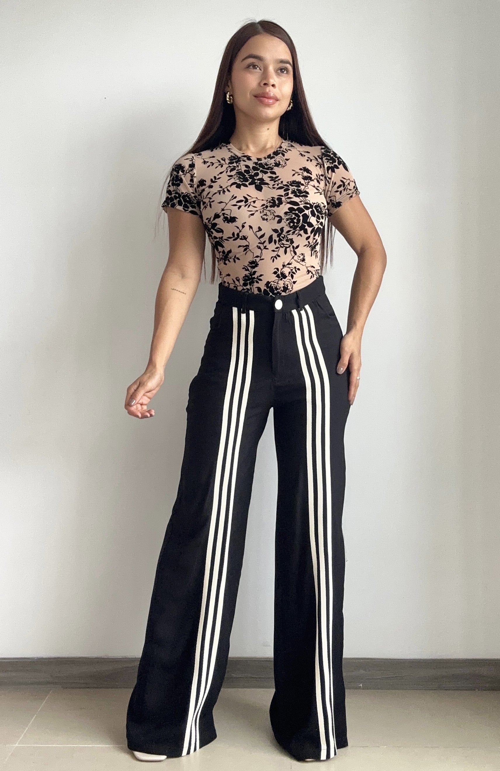Body Manga Corta Estampado Mayatex
