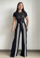 Body Manga Corta Estampado Mayatex
