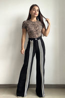 Body Manga Corta Estampado Mayatex
