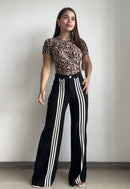 Body Manga Corta Estampado Mayatex