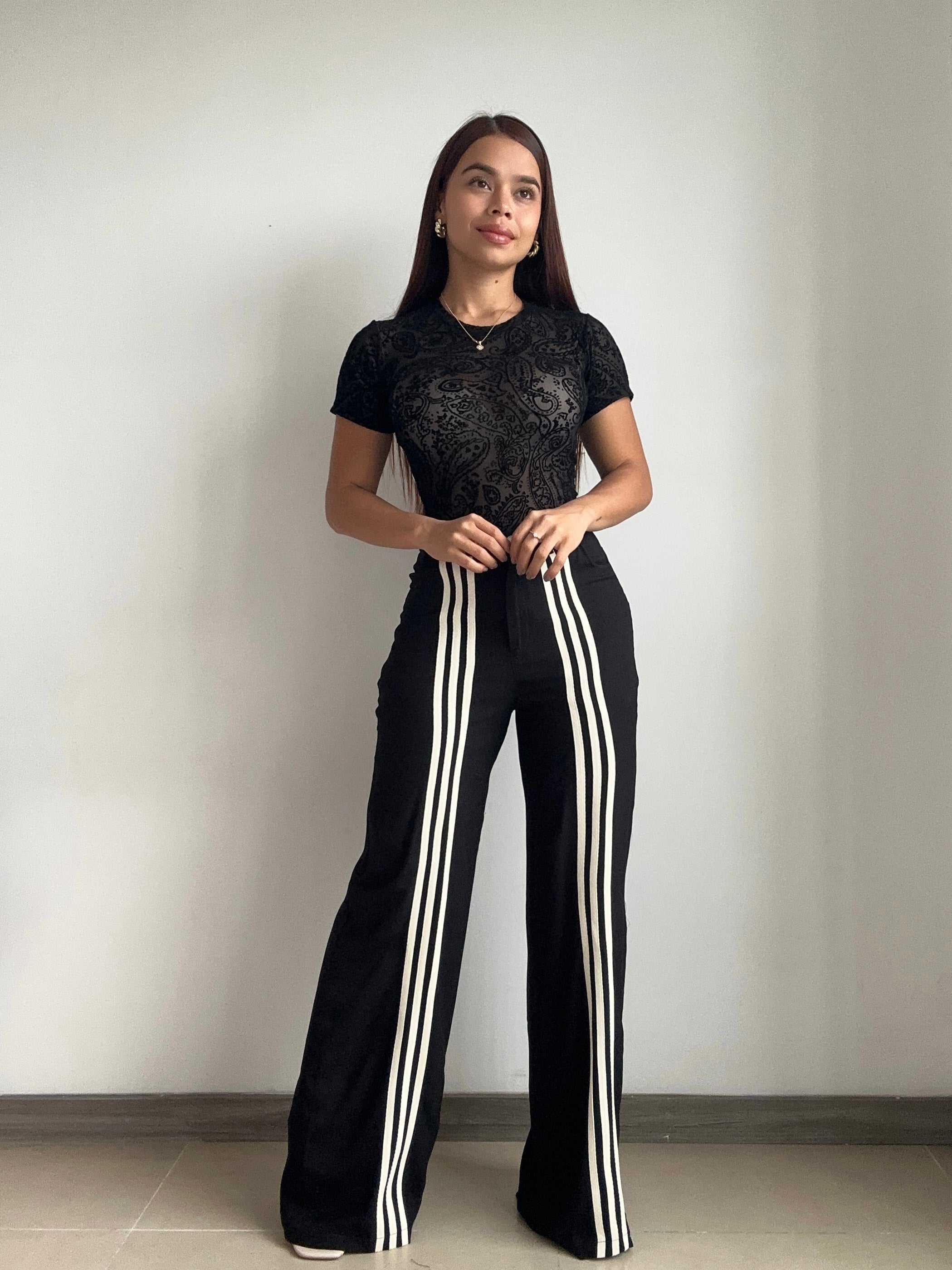 Body Manga Corta Estampado Mayatex