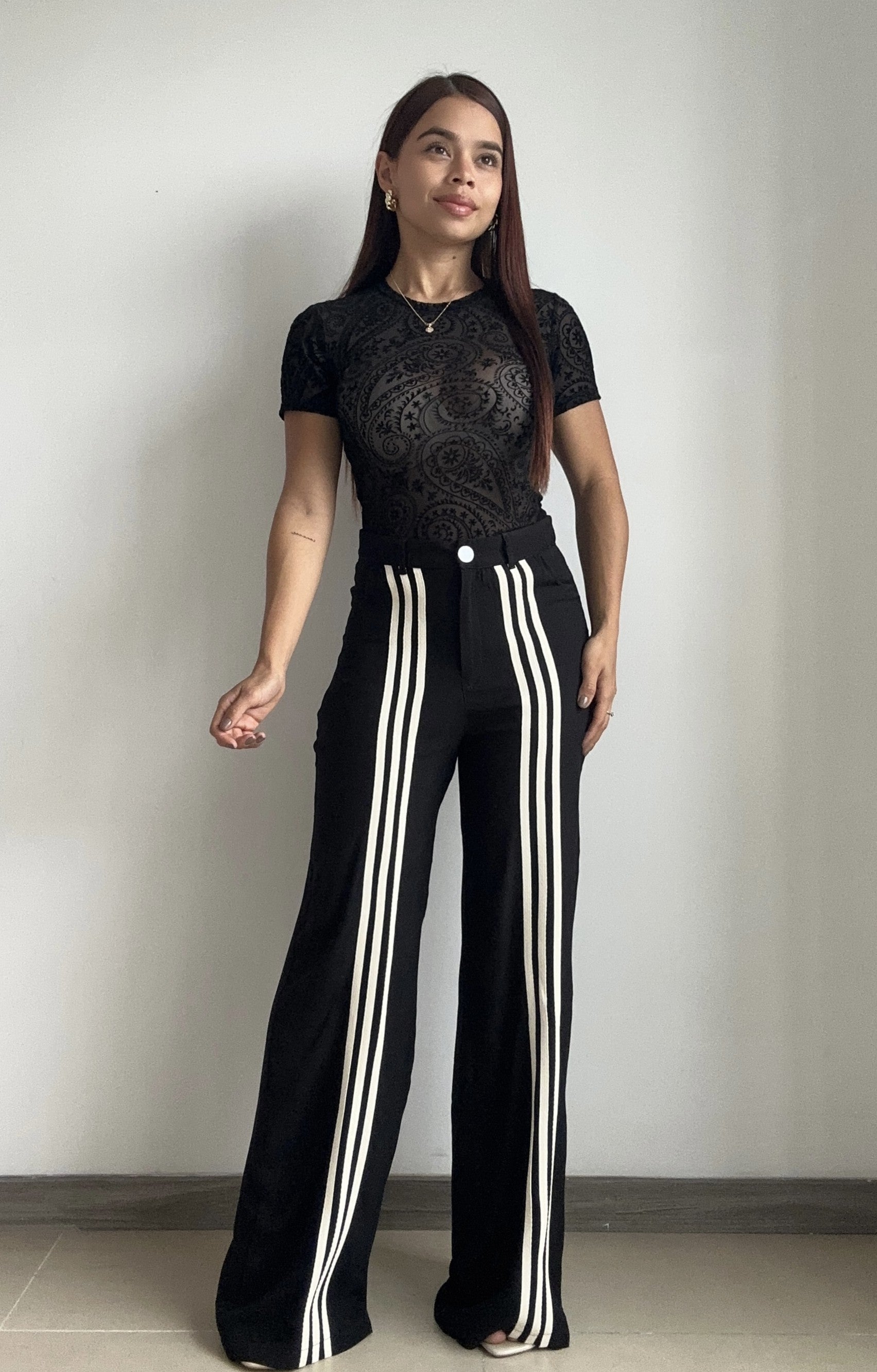 Body Manga Corta Estampado Mayatex