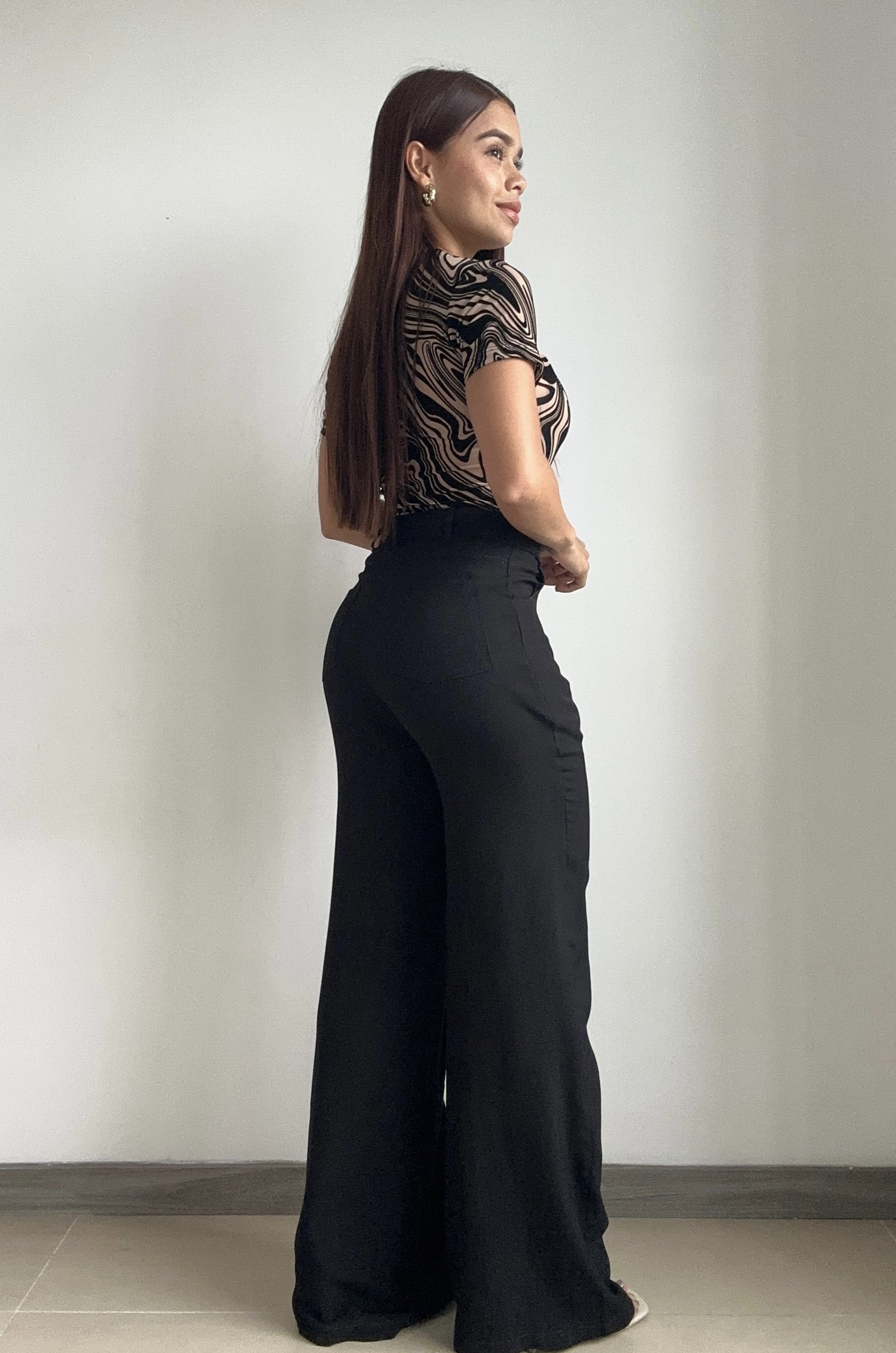 Body Manga Corta Estampado Mayatex