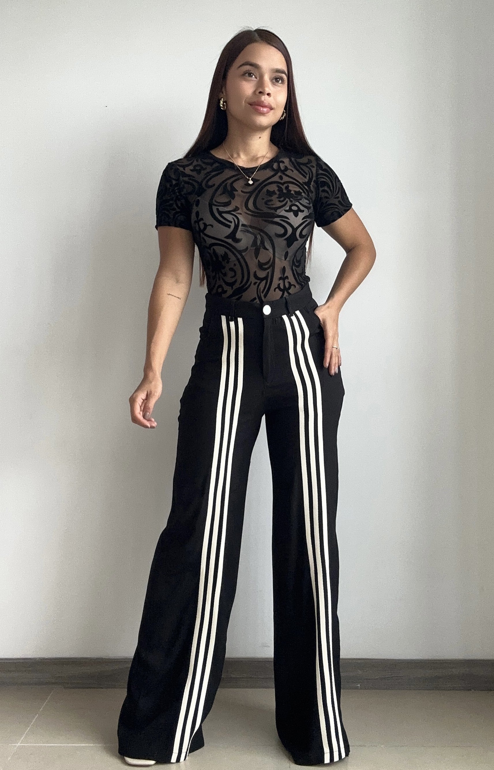 Body Manga Corta Estampado Mayatex