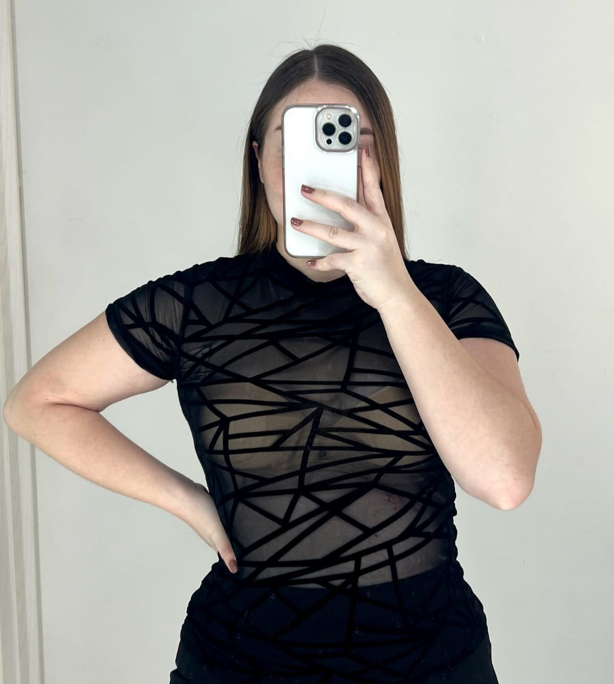 Blusa Manga Corta Plus Mayatex Estampado