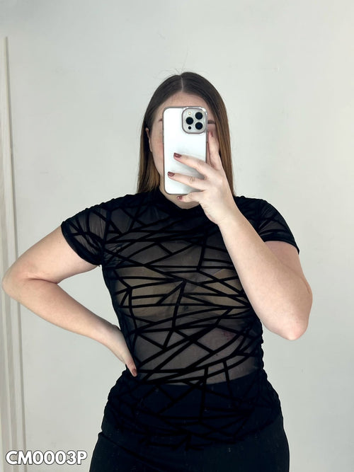 Blusa Manga Larga Mayatex Estampada