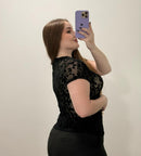 Blusa Manga Corta Plus Mayatex Estampado