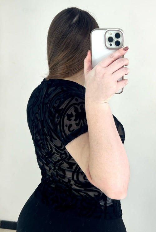 Blusa Manga Corta Plus Mayatex Estampado