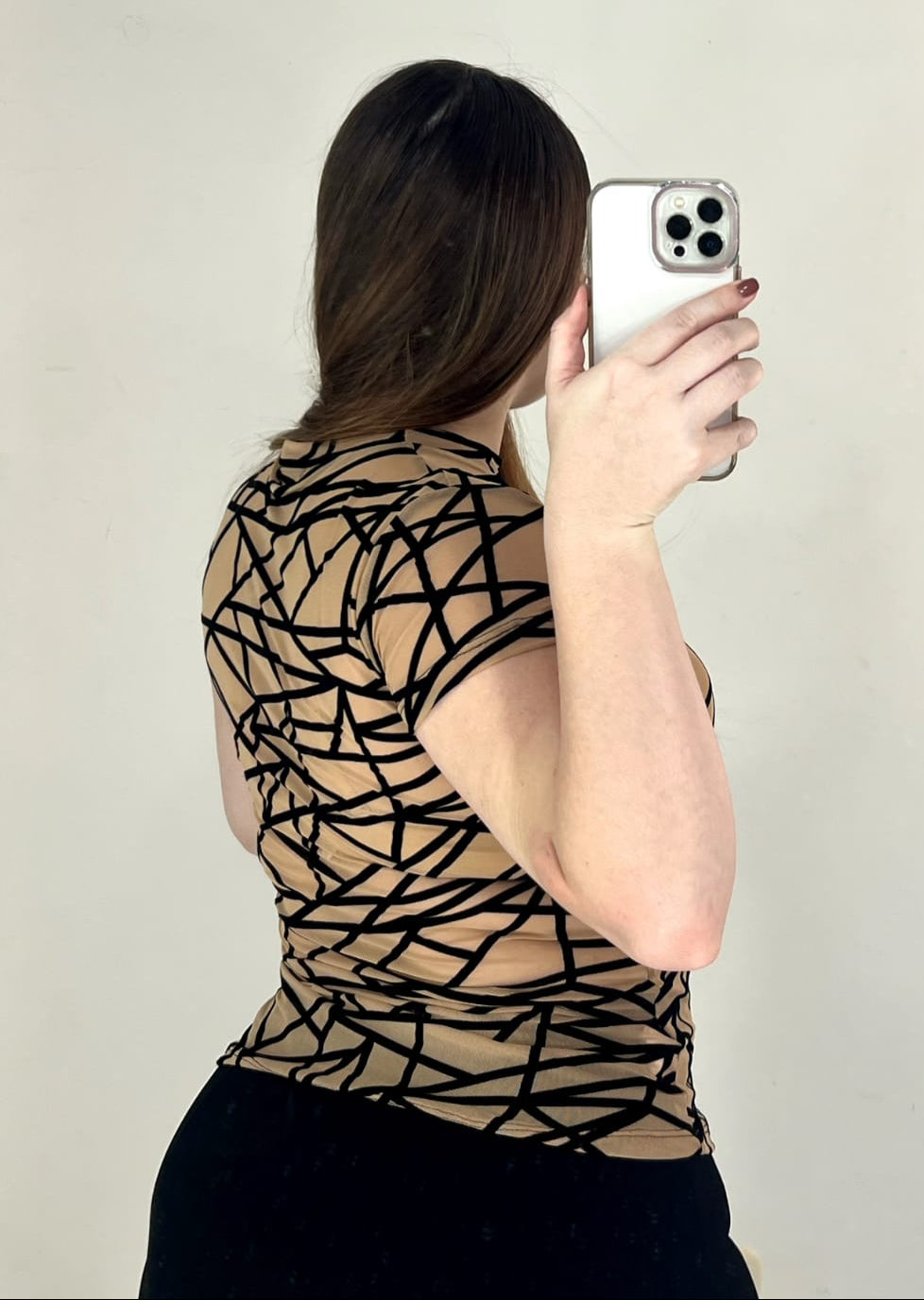 Blusa Manga Corta Plus Mayatex Estampado