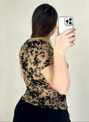 Blusa Manga Corta Plus Mayatex Estampado