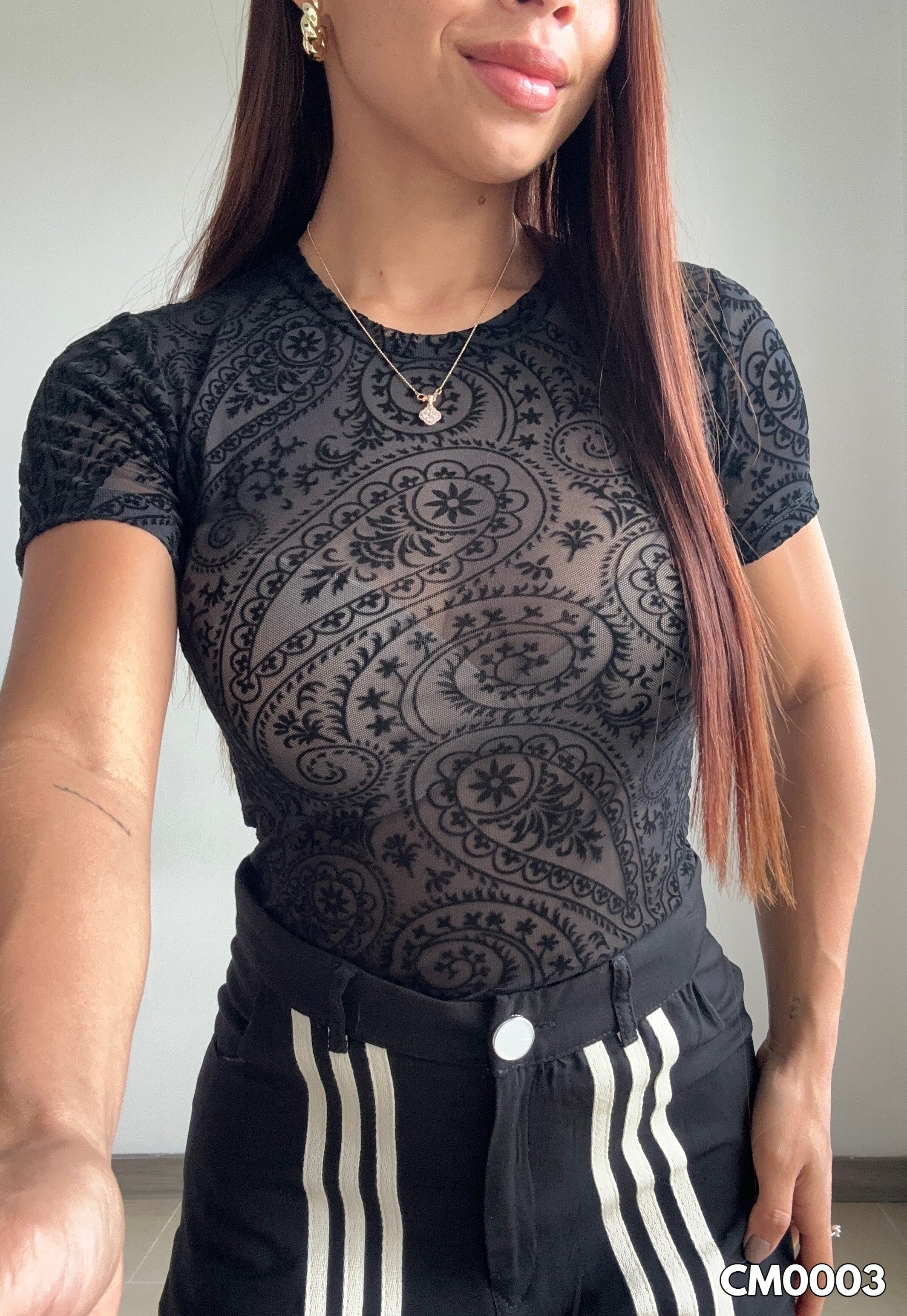 Blusa Manga Corta Cuello Redondo Mayatex