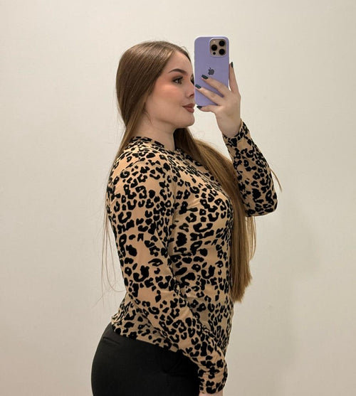 Blusa Manga Larga Mayatex Estampada