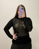 Blusa Manga Larga Mayatex Estampada