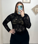 Blusa Manga Larga Mayatex Estampada