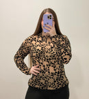 Blusa Manga Larga Mayatex Estampada