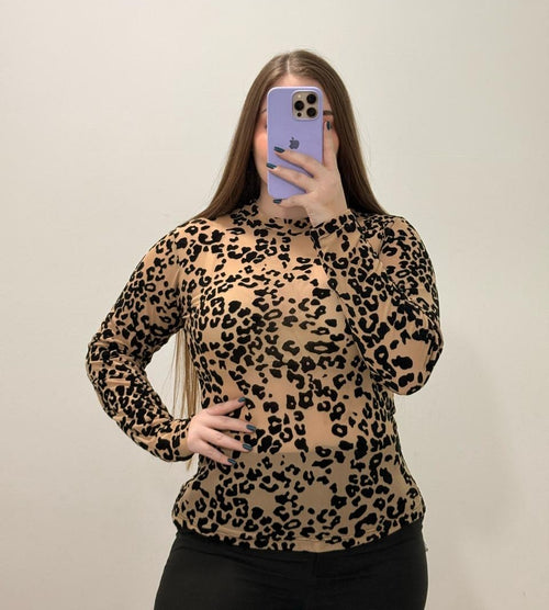 Blusa Manga Larga Mayatex Estampada