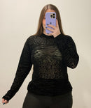 Blusa Manga Larga Mayatex Estampada