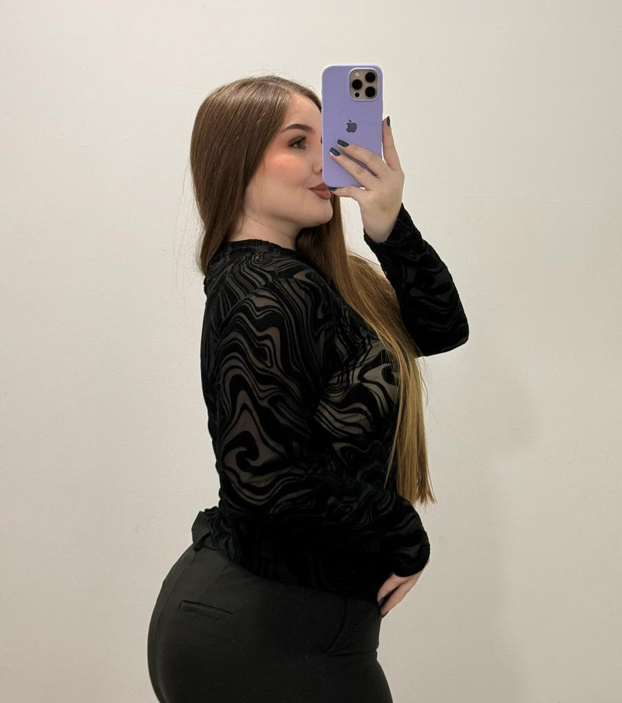 Blusa Manga Larga Mayatex Estampada