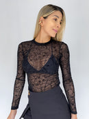 Blusa Manga Larga Mayatex Estampado