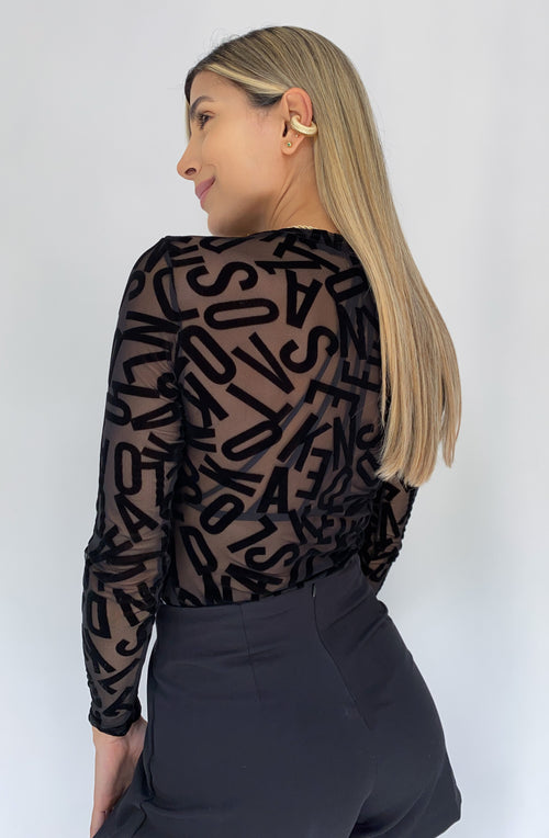 Blusa Manga Larga Mayatex Estampado