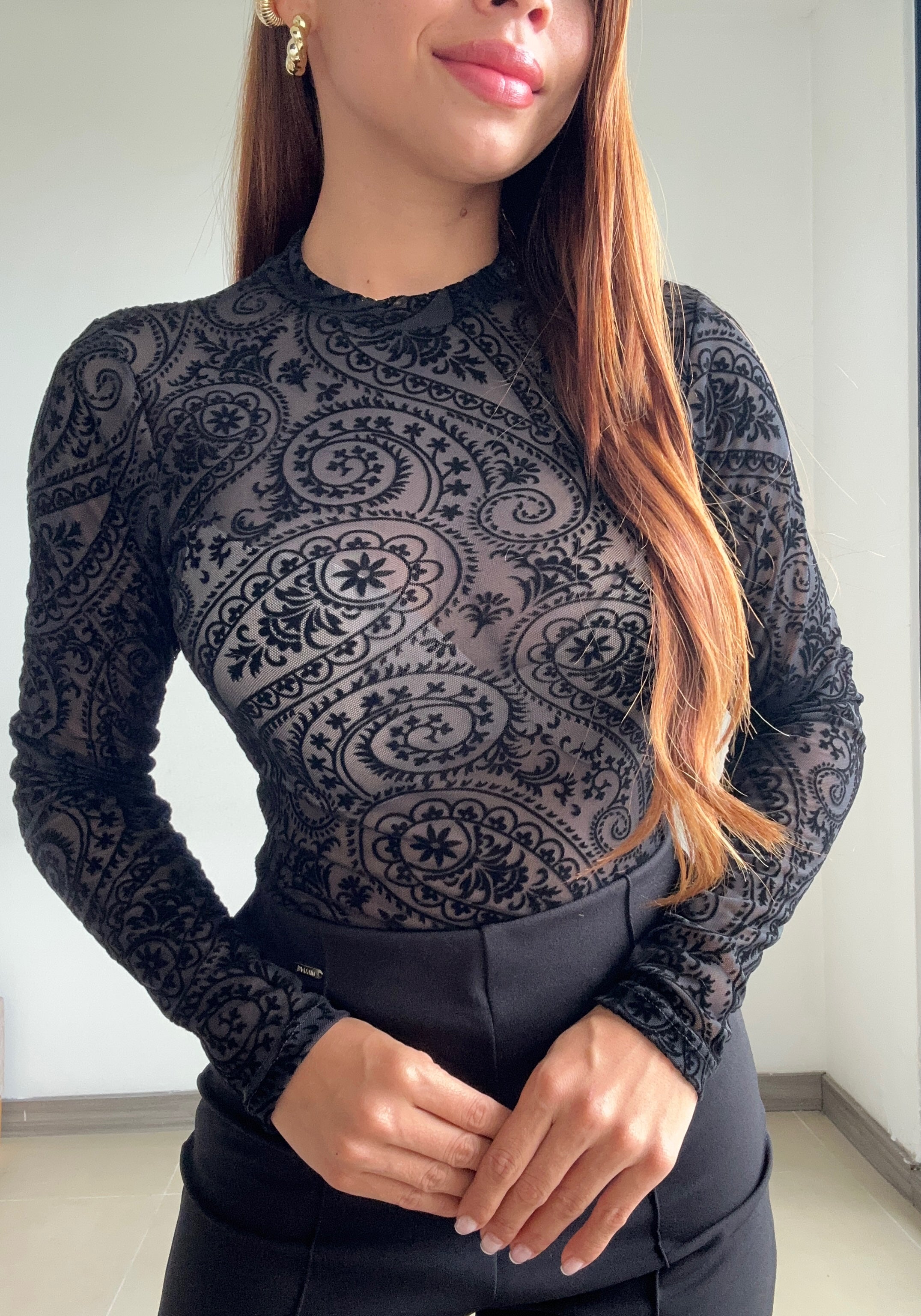 Blusa Manga Larga Mayatex Estampado