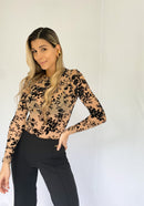 Blusa Manga Larga Mayatex Estampado