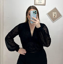 Blusa Mayatex Corta Manga Larga Estampad