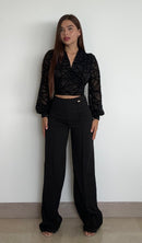 Blusa Mayatex Corta Manga Larga Estampad