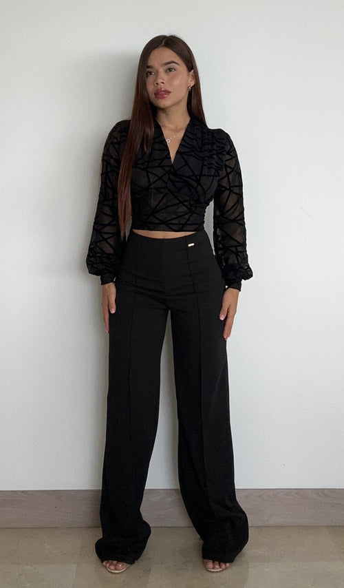 Blusa Mayatex Corta Manga Larga Estampad