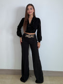 Blusa Mayatex Corta Manga Larga Estampad